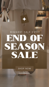 End of Season Shopping YouTube short Image Preview