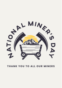 Miners Day Celebration Flyer Image Preview
