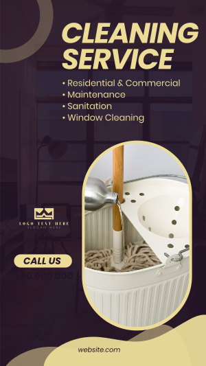 Professional Cleaning Service Facebook story Image Preview