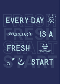 Fresh Start Quote Flyer Image Preview