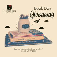 Book Giveaway Instagram Post Design