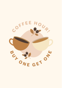 Buy 1 Get 1 Coffee Flyer Image Preview