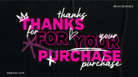 Grunge Thank You Animation Preview