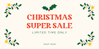 Christmas Super Sale Twitter Post Image Preview