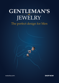Gentleman's Jewelry Flyer Design