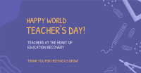 Happy Teacher's Day Facebook ad Image Preview