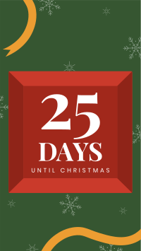 Christmas Box Countdown Facebook Story Design