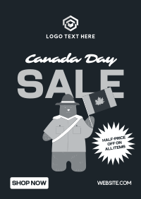 Canada Bear Poster Design