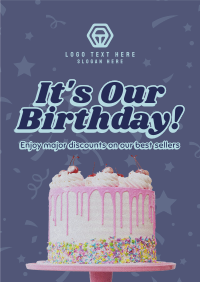 It's Our Birthday Doodles Flyer Image Preview