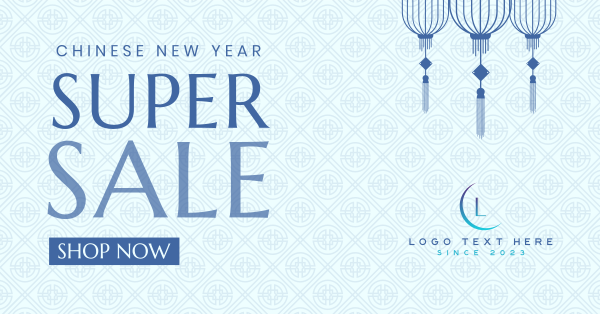 Lunar New Year Sale Facebook Ad Design Image Preview