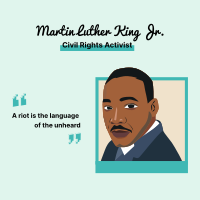 Martin Luther King Quote  Instagram Post Design
