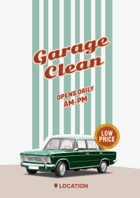 Garage Clean Poster Image Preview