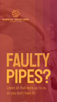 Faulty Pipes Instagram Reel Image Preview