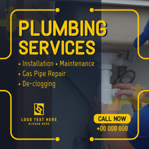 Plumbing Pipes Repair Linkedin Post Image Preview