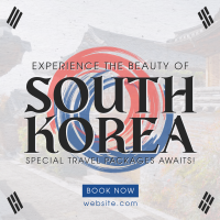 Korea Travel Package Instagram Post Design