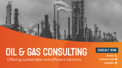 Oil and Gas Business Facebook event cover Image Preview