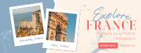 French Adventure Facebook Cover Design