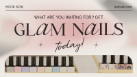 Elegant Nail Salon Facebook event cover Image Preview