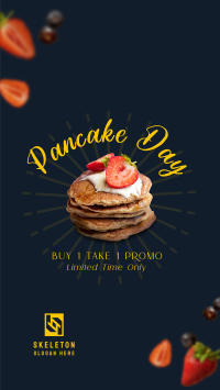 Pancakes & Berries Facebook story Image Preview