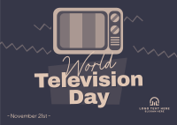 World Television Day Postcard Image Preview
