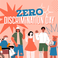 Zero Discrimination Advocacy Instagram Post Design