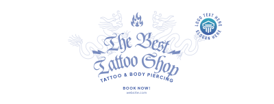 Tattoo & Piercings Facebook cover Image Preview