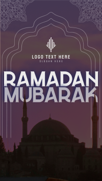 Traditional Ramadan Greeting TikTok video Image Preview