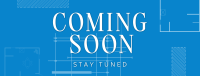 Coming Soon Blueprint Facebook cover Image Preview