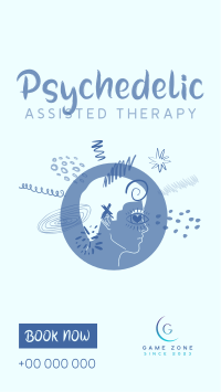 Psychedelic Assisted Therapy Facebook Story Design