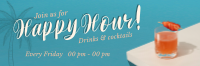 Classy Happy Hour Twitter header (cover) Image Preview