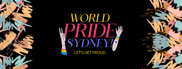 World Pride Sydney Facebook Cover Design Image Preview