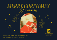 Holly Christmas Giveaway Postcard Image Preview