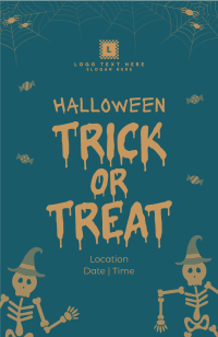 Cute Trick or Treat Invitation Image Preview