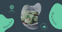 Matcha Macaron Facebook ad Image Preview