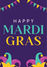 Mardi Gras Celebration Flyer Image Preview