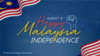 Malaysia National Day Celebrate Animation Preview