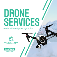 Professional Drone Service Linkedin Post Image Preview