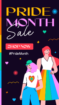 Pride Month Sale Facebook story Image Preview