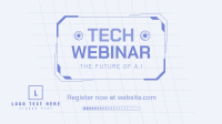 Tech Webinar Facebook Event Cover Design