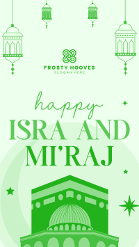 Happy Isra and Mi'raj TikTok Video Image Preview