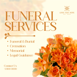 Funeral Bouquet Instagram post Image Preview