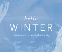 Winter Greeting Facebook post Image Preview