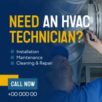 HVAC Technician Instagram post Image Preview