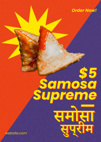 Samosa Supreme Flyer Image Preview