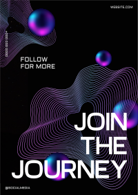 Follow Futuristic Journey Poster Image Preview