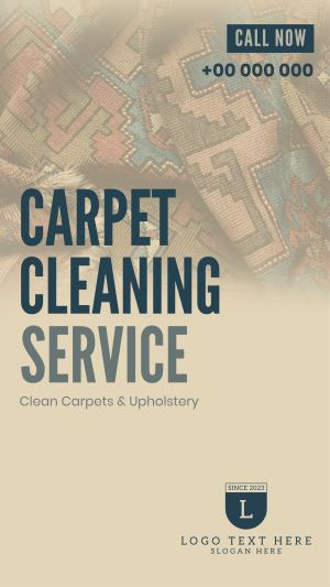 Carpet and Upholstery Maintenance Facebook story Image Preview