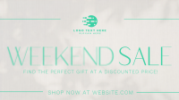 Minimalist Weekend Sale Animation Preview