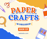 Kids Paper Crafts Facebook post Image Preview