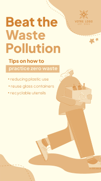 Beat Waste Pollution Instagram Reel Design