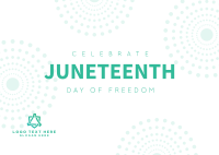 Happiest Juneteenth Postcard Image Preview